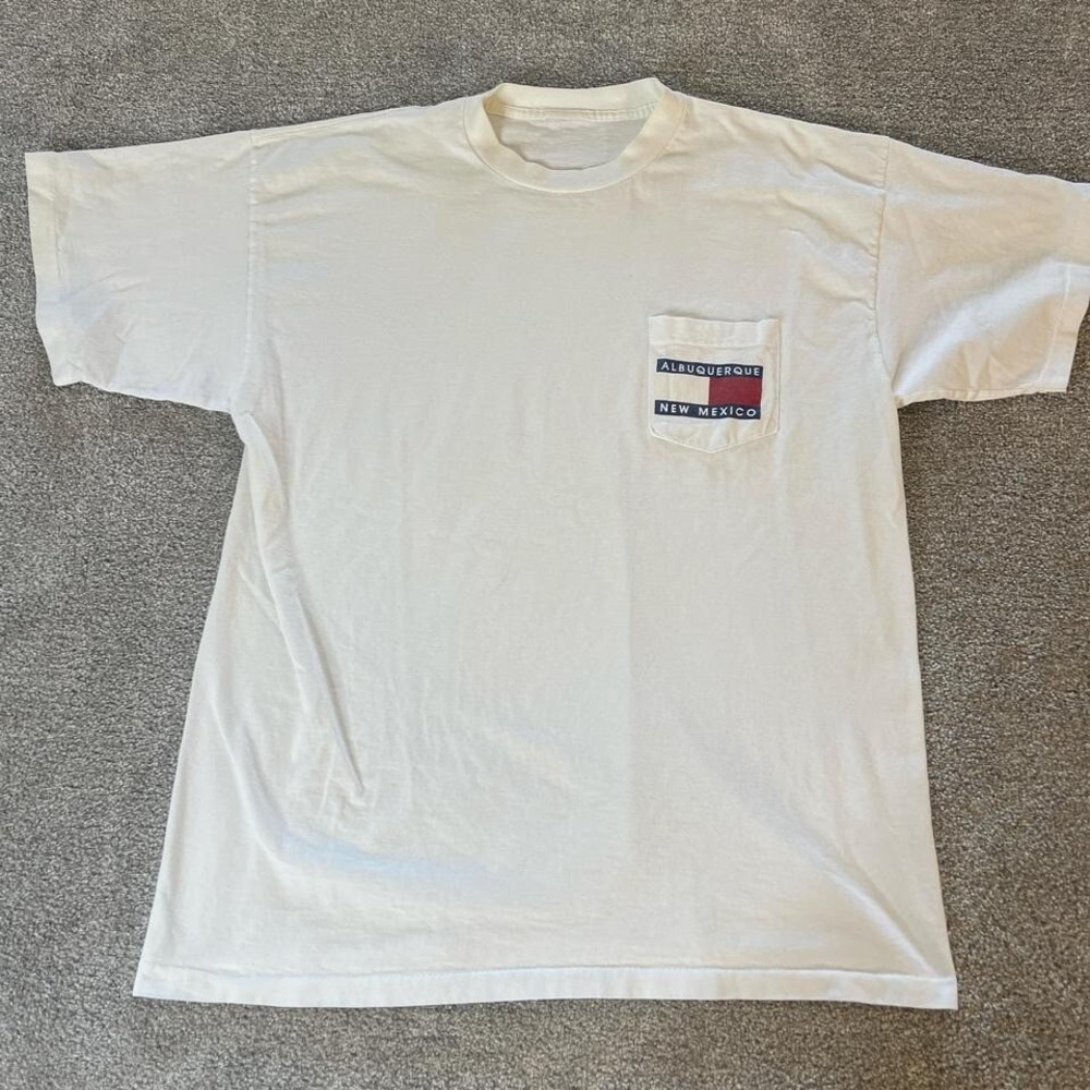 Vintage Single Stitch Albuquerque New Mexico Pocket T-Shirt Made in USA